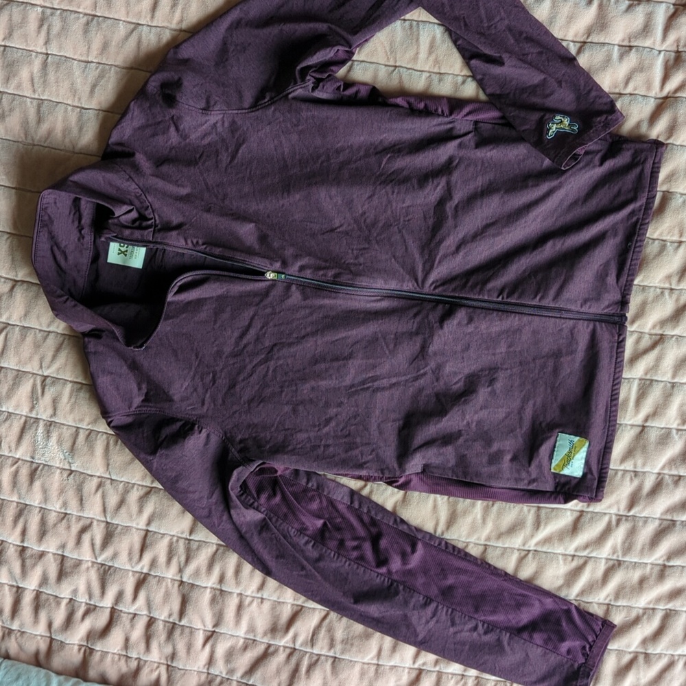 Tracksmith warm up jacket